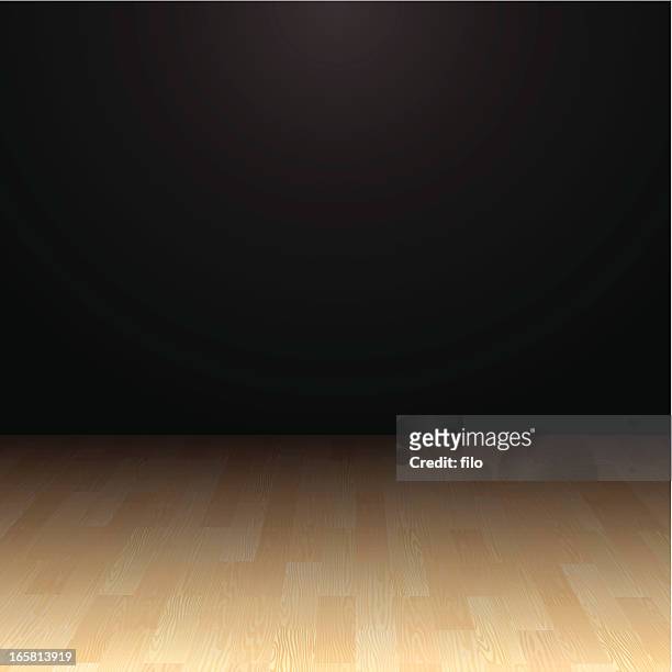 hardwood floor - basketball background stock illustrations