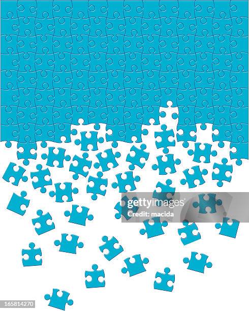 puzzle - jigsaw pieces stock-grafiken, -clipart, -cartoons und -symbole
