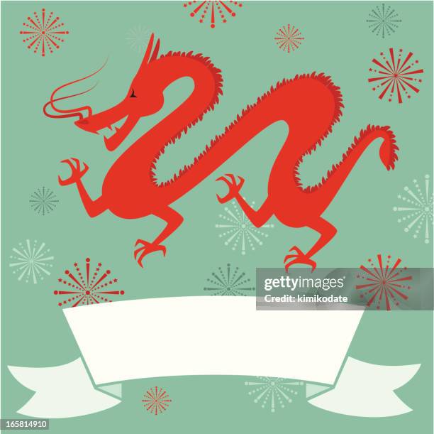 Winking Dragon Cartoon Chinese Dragon High Res Illustrations - Getty Images