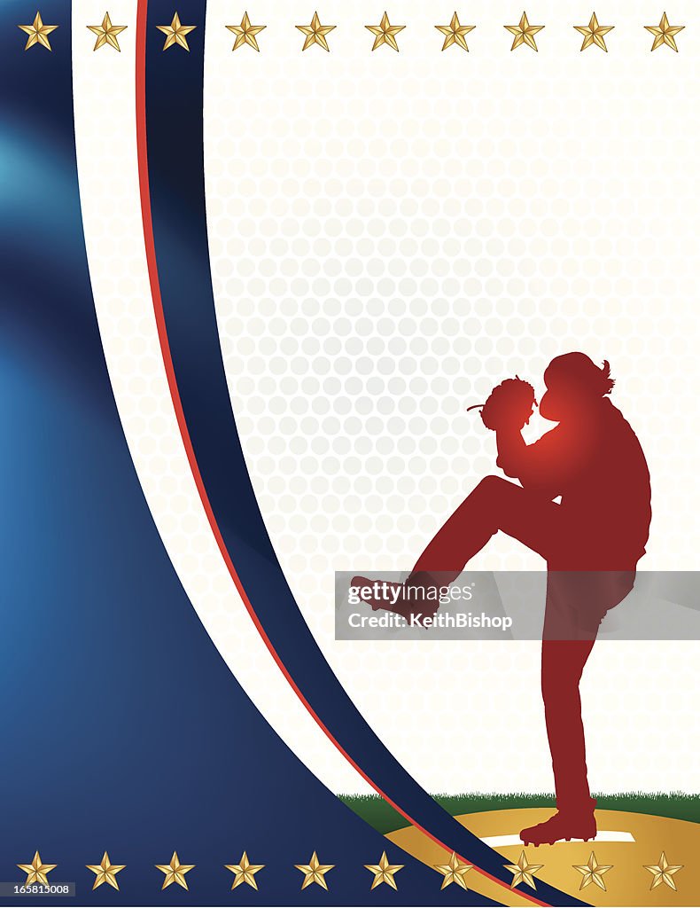 Pitcher Background Allstar Baseball Pitcher Background High-Res Vector Graphic - Getty Images
