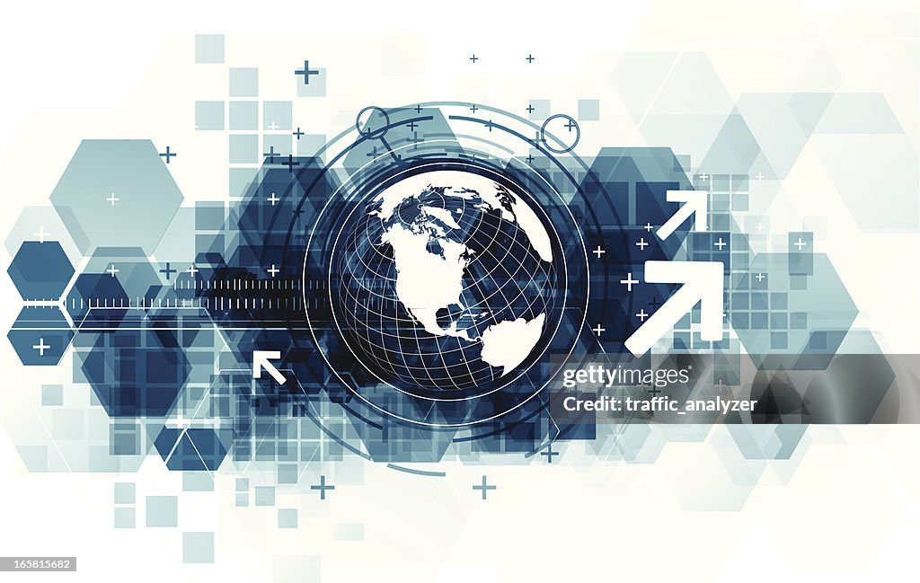 Landscape Technical Background Abstract Teal Technical Background High-Res Vector Graphic - Getty Images