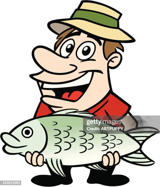 ilustraciones, imágenes clip art, dibujos animados e iconos de stock de chico con muchos peces - pez roca