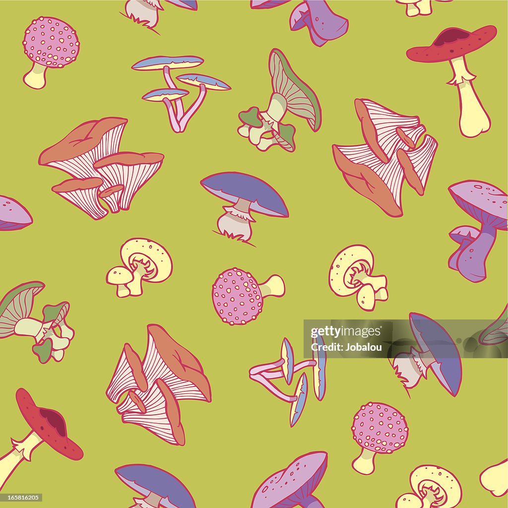Seamless Mushrooms