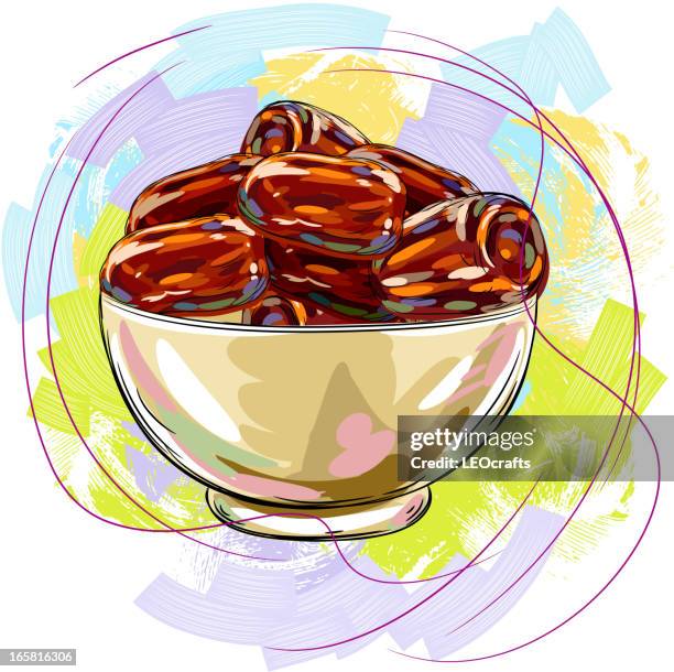tasty dates - tasty stock illustrations
