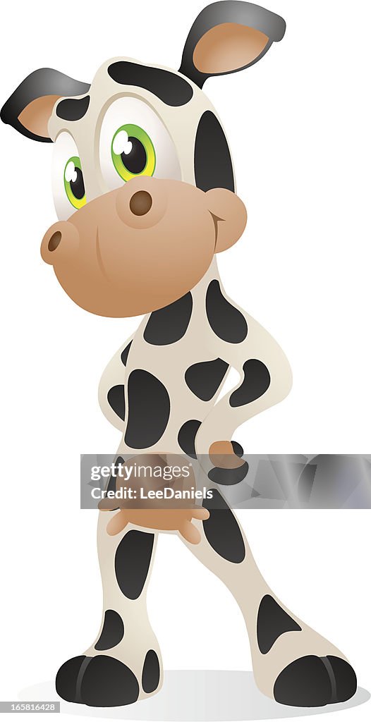 Dairy Cow Cartoon High-Res Vector Graphic - Getty Images