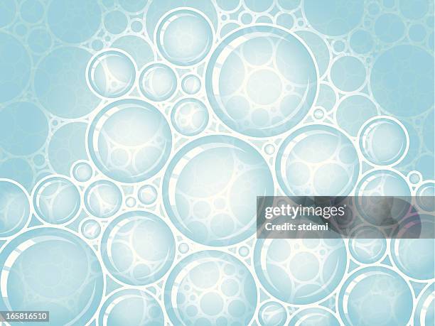 soap bubbles - soap bubble background stock illustrations