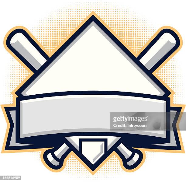 baseball-design - baseballfeld stock-grafiken, -clipart, -cartoons und -symbole