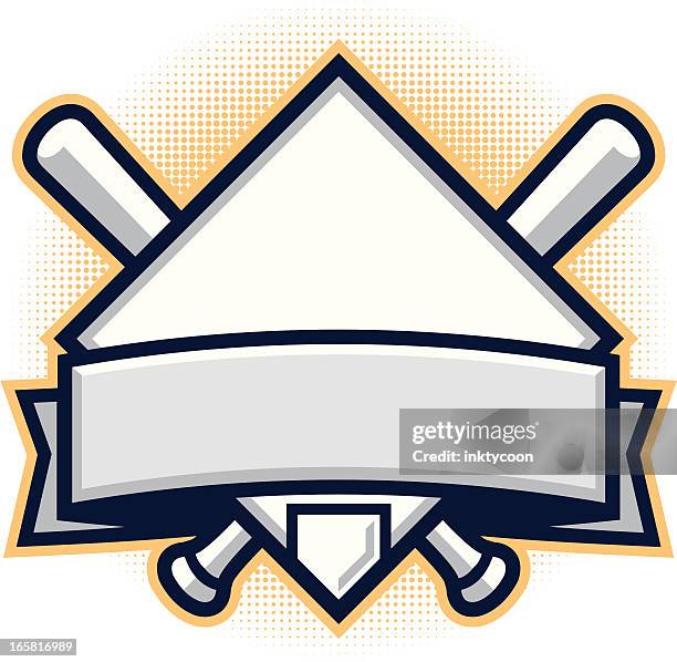 baseball design - baseball diamond stock illustrations