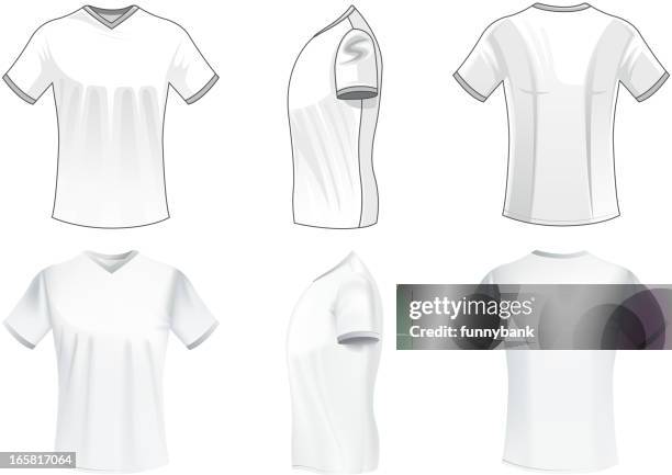 t-shirt-modelle - trikot stock-grafiken, -clipart, -cartoons und -symbole