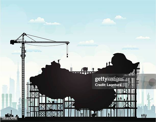 making a new china - complex building stock illustrations