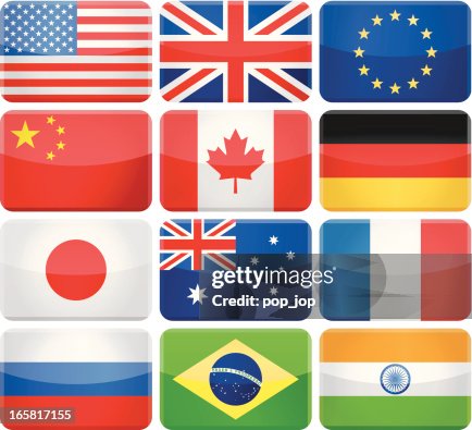 Glossy rectangle rounded flags - Most popular Glossy rectangle rounded flags - Most popular