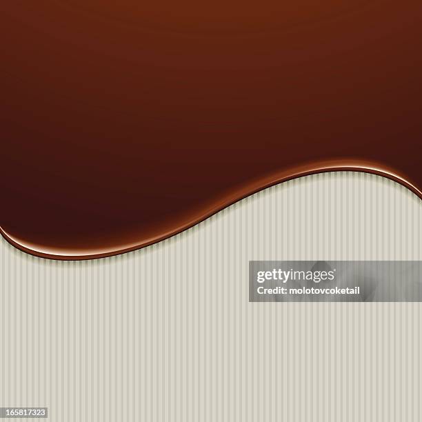 illustrations, cliparts, dessins animés et icônes de chocolat dégoulinant - chocolat