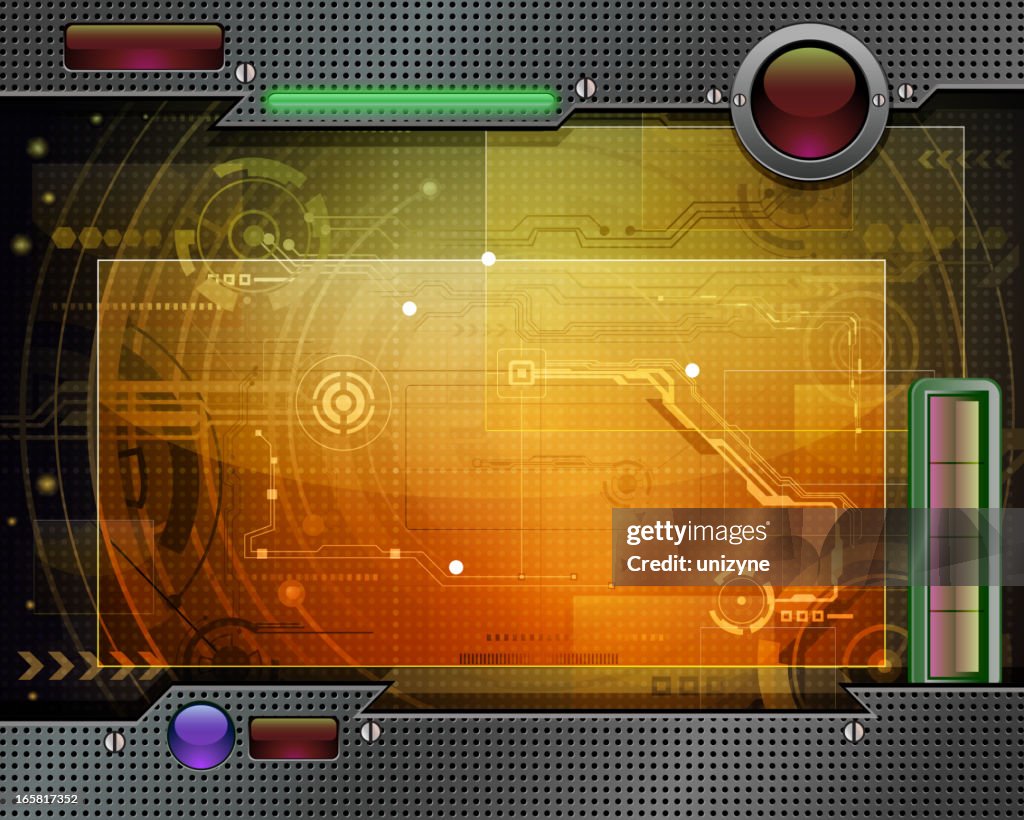Technical Display With User Interfaces High-Res Vector Graphic - Getty ...