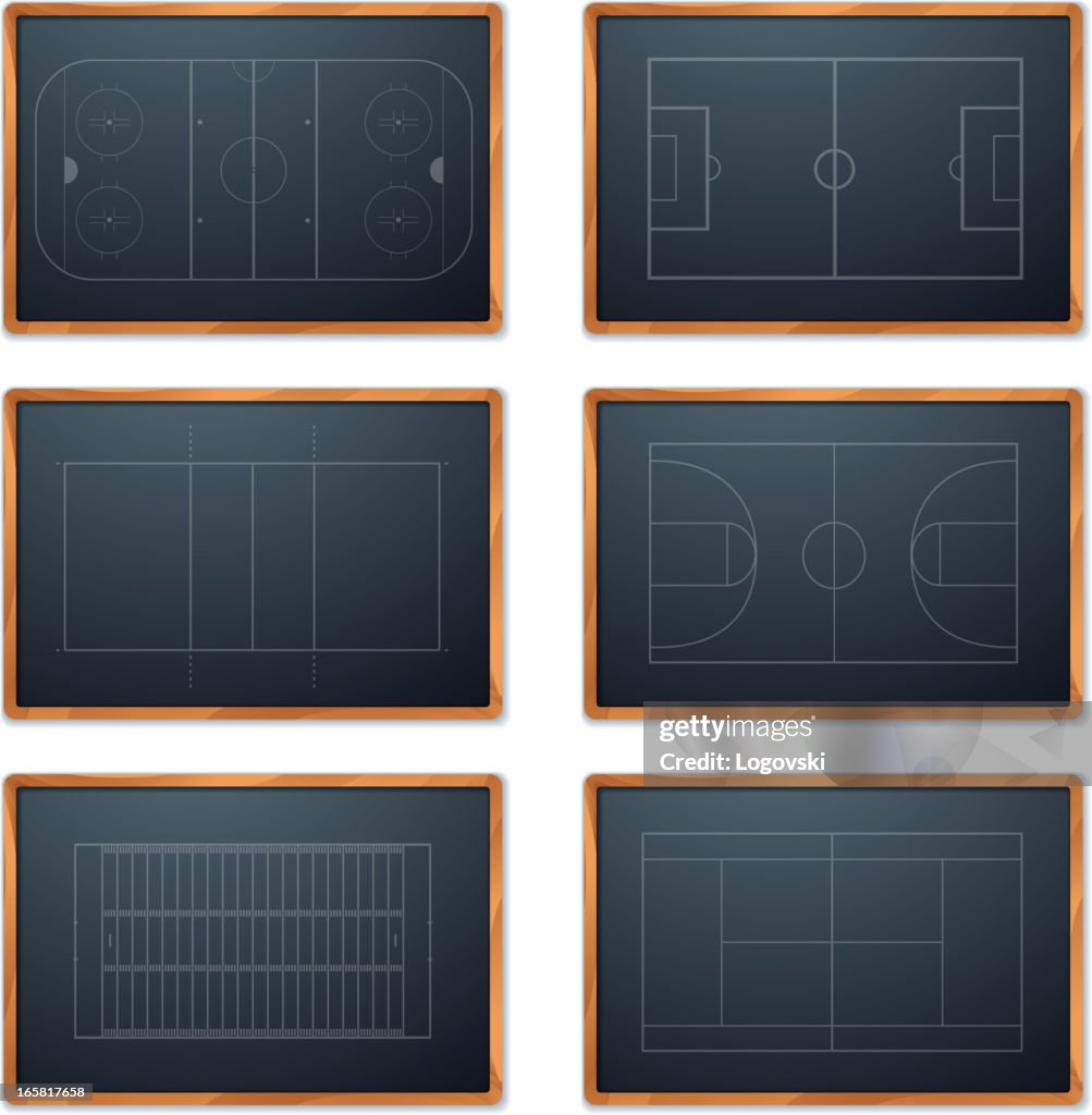 Deporte chalkboard