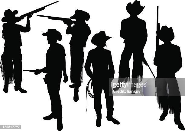 cowboy - cowboy models stock-grafiken, -clipart, -cartoons und -symbole