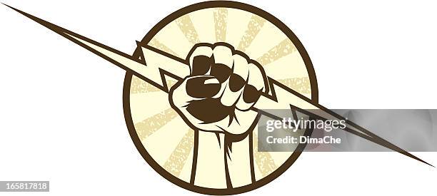ilustrações de stock, clip art, desenhos animados e ícones de relâmpago em mão - comunismo