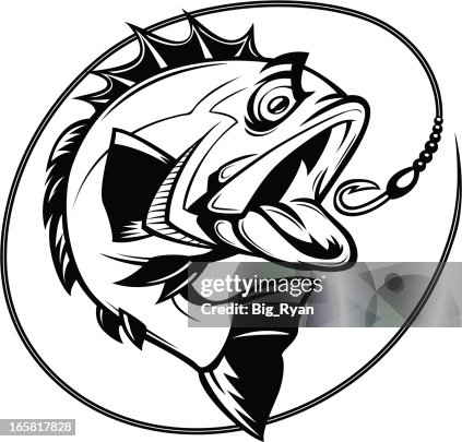 Bass fishing graphic Bass fishing graphic