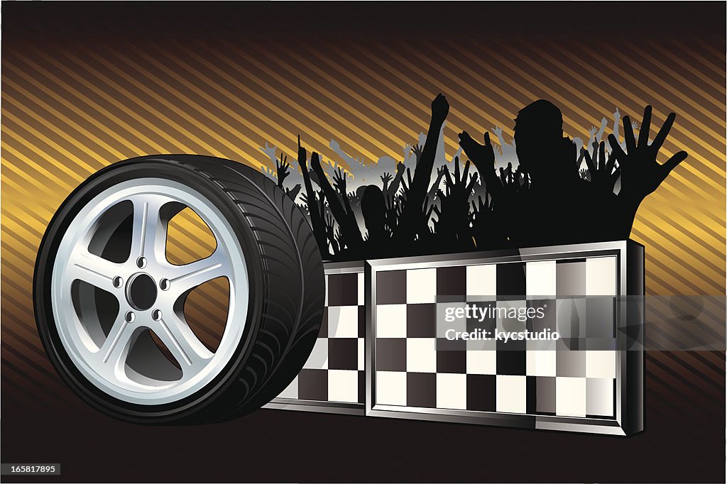 Wheel Racing Badge Wheel Racing Emblem High-Res Vector Graphic - Getty Images