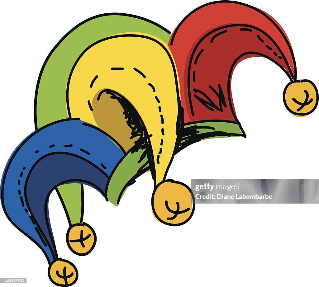 Cartoon Jester Hat