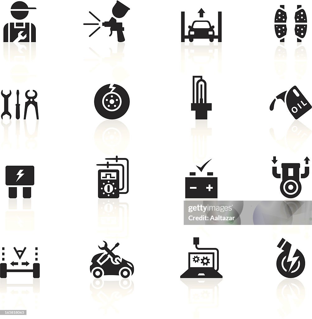 Black Symbols - Automobile Repair Shop