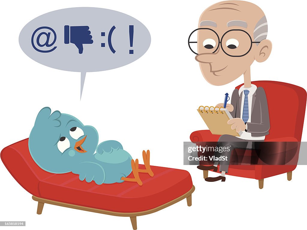 Bluebird visits psychiatrist