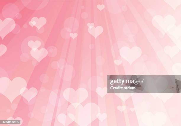 hearts - love background stock illustrations