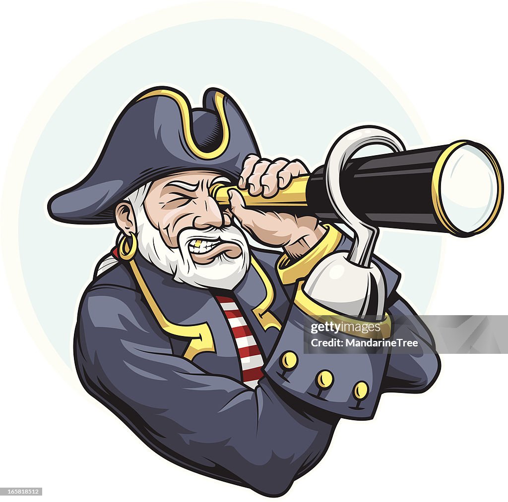 Pirate With A Spyglass High-Res Vector Graphic Getty Images