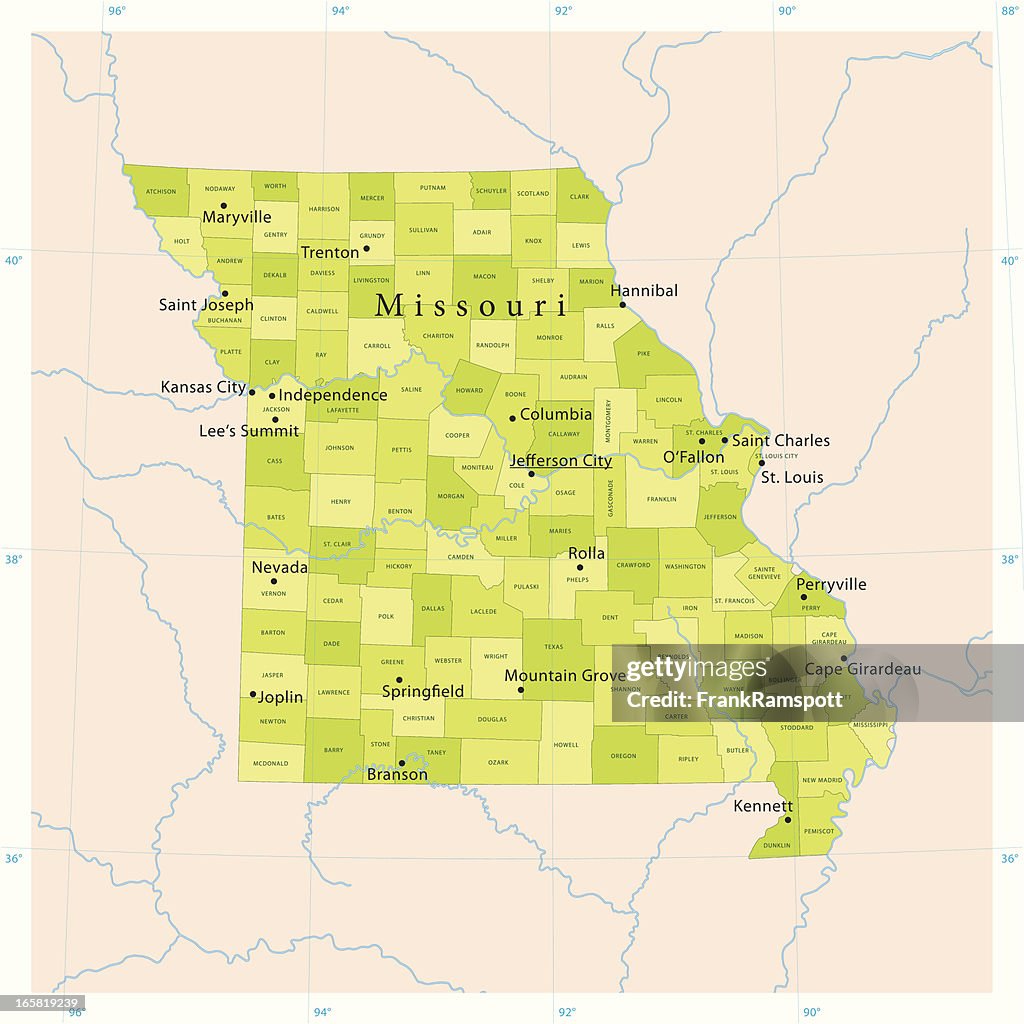 Missouri Vector Map