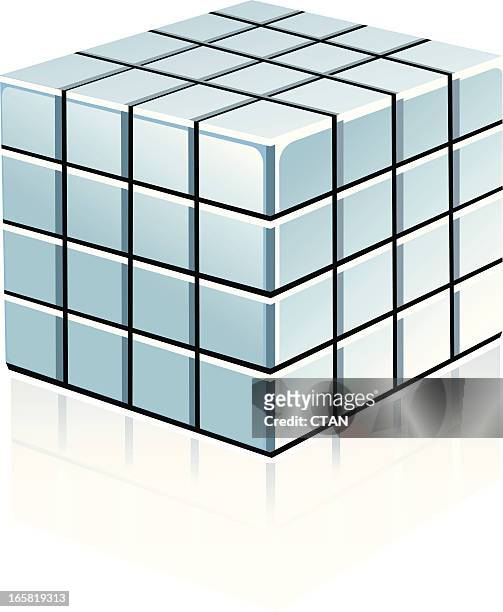 cube - rubix cube stock illustrations