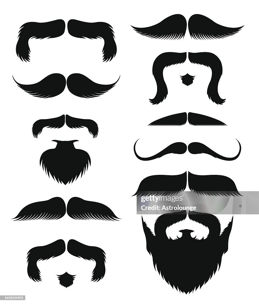 Mustache and beards