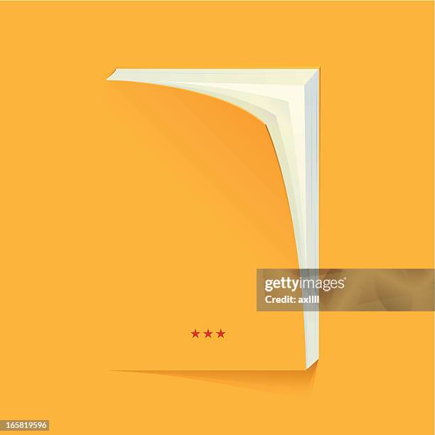 stockillustraties, clipart, cartoons en iconen met blank book - hardcover