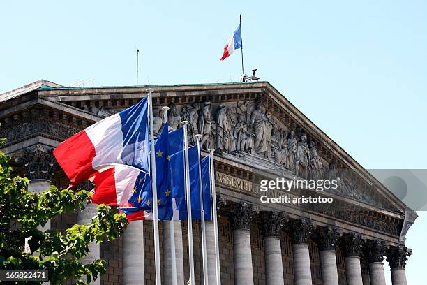 assemblée nationale a parigi - cultura francese foto e immagini stock