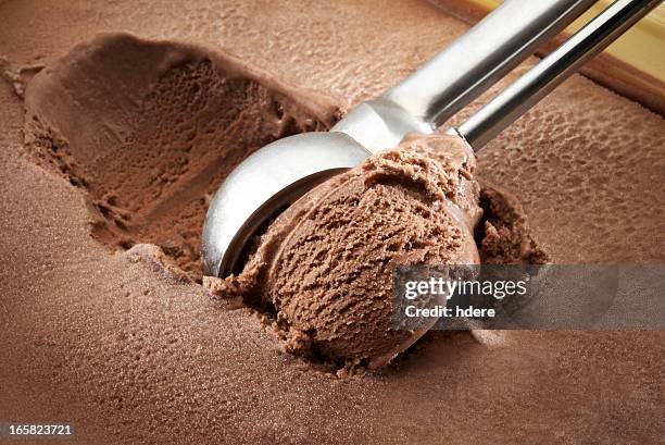 ice cream scoop - ice cream nobody stock pictures, royalty-free photos & images