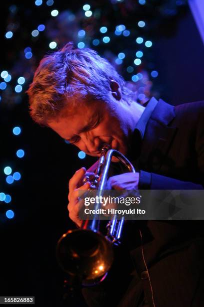 The jazz trumpeter, Chris Botti performing at the Blue Note on Thursday night, December 8, 2005.