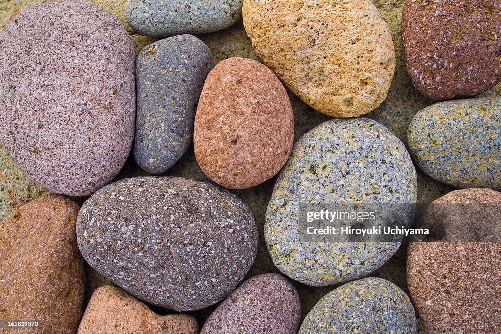 Beach stone collection