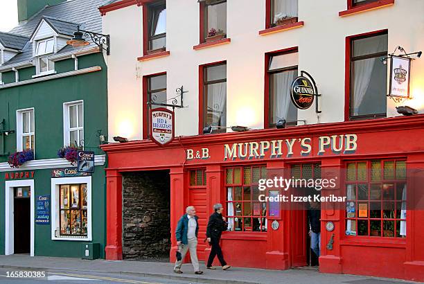 dingle bed and breakfast murphys - county kerry ireland stock pictures, royalty-free photos & images