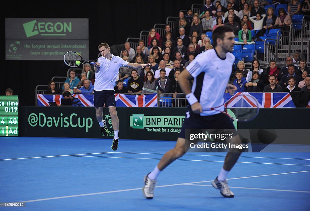 Great Britain v Russia - Davis Cup Day Two