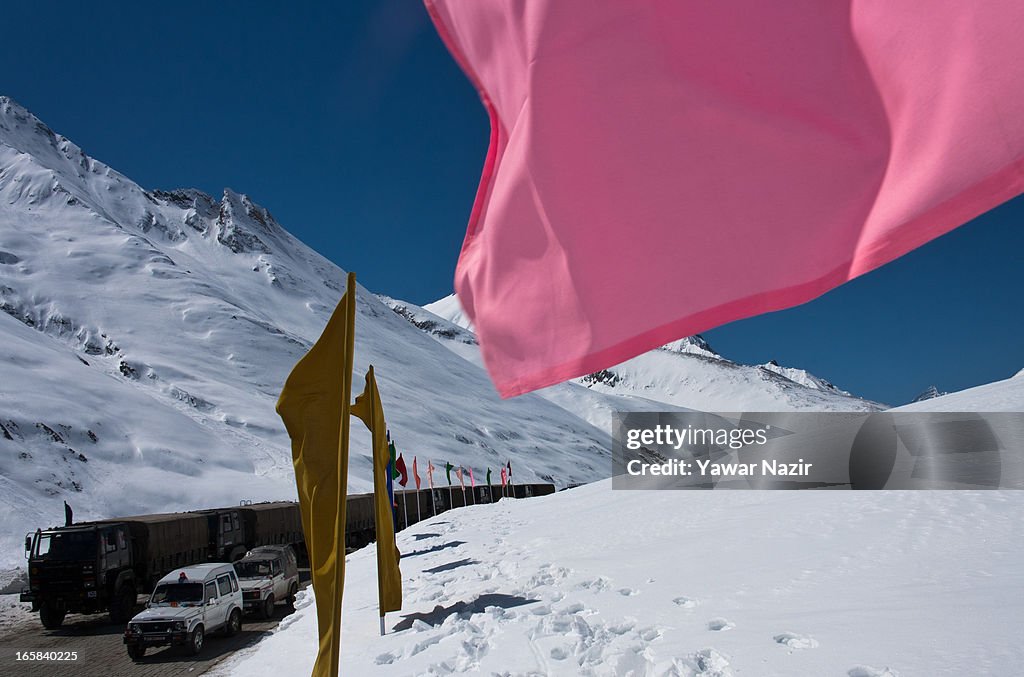 Srinagar-Leh Highway Reopens After Six Months Of Winter