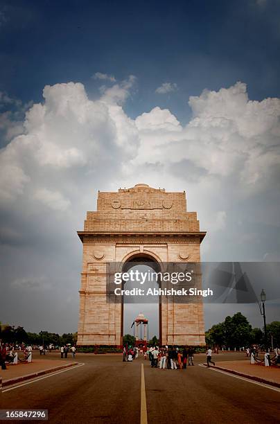 india gate- new delhi - india gate ストックフォトと画像