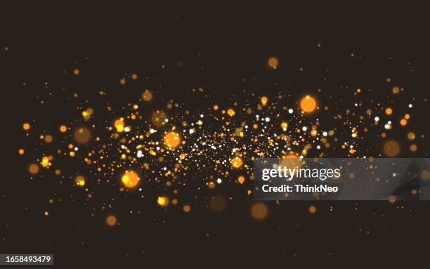 ilustrações de stock, clip art, desenhos animados e ícones de christmas glitter background - luzes de natal