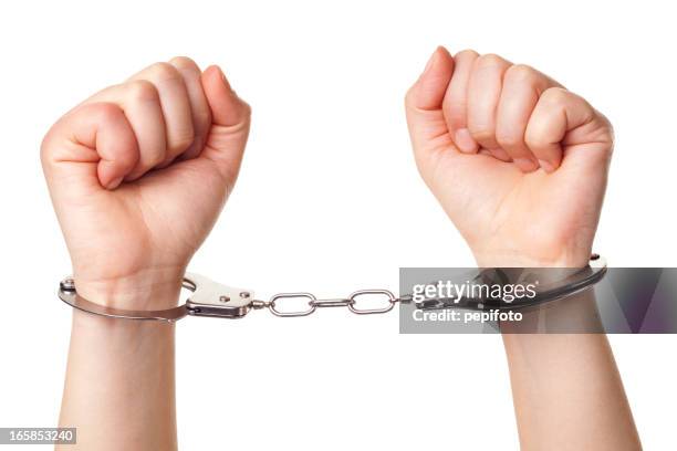 prisoner - handcuffs stock pictures, royalty-free photos & images