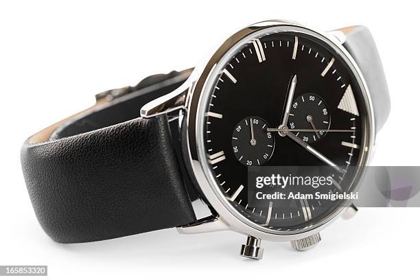 wristwatch (clipping path) - wristwatch stock pictures, royalty-free photos & images