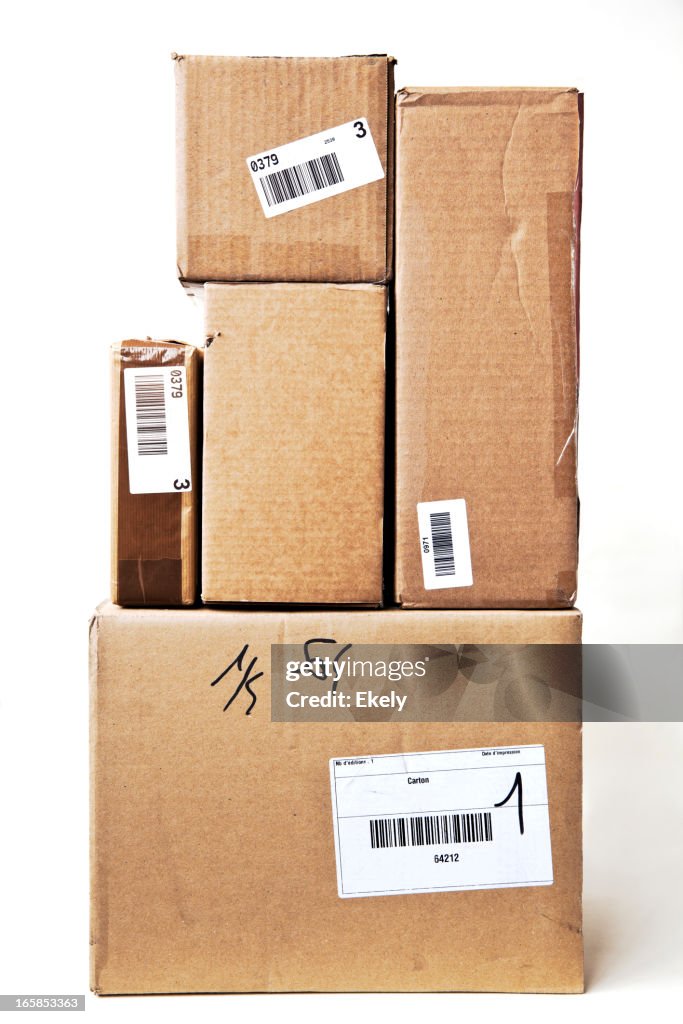 Stack Of Packages High-Res Stock Photo - Getty Images