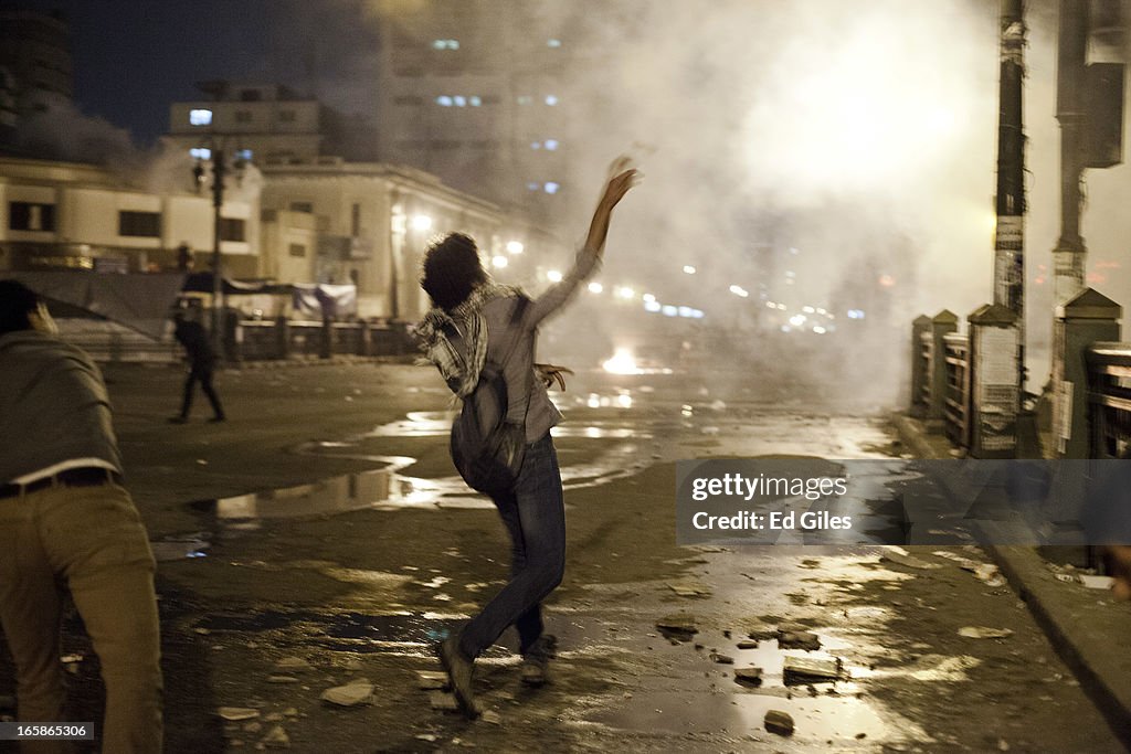 Cairo Protests Mark The Anniversary Of the Activist Group 'April 6 Youth Movement'