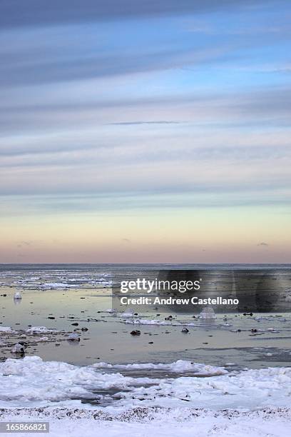 This picture was taken near sunrise in November on the edge of the Hudson Bay near Churchill, Manitoba. The picture was taken while exploring with a...