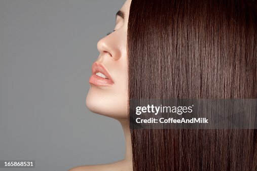 Beautiful woman with perfect hairs Beautiful woman with perfect hairs