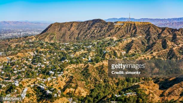 case sulla collina - hollywood hills foto e immagini stock
