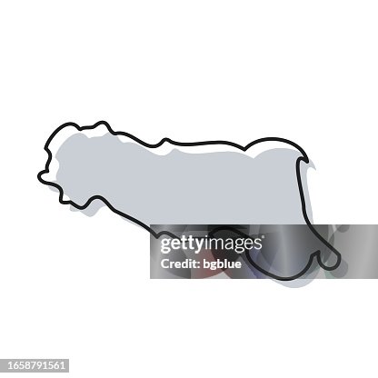 Emilia-Romagna map hand drawn on white background - Trendy design Emilia-Romagna map hand drawn on white background - Trendy design