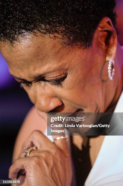 American soul singer Bettye LaVette performs on the opening night of the 23rd Annual Chicago Blues Festival in Grant Park's Petrillo Music Shell,...