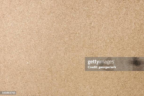 flat cardboard background texture - chipboard texture stock pictures, royalty-free photos & images